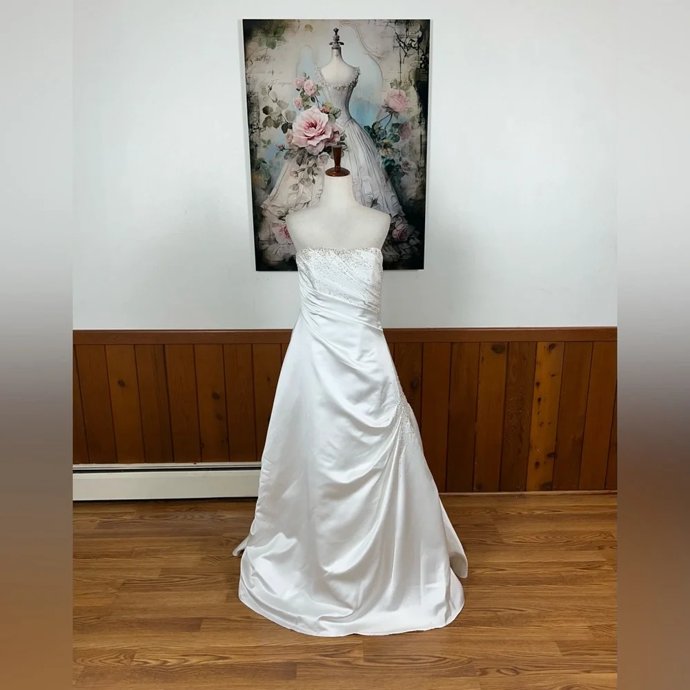Pretty Vintage 90s Maggie Sottero Couture Corset Wedding Gown! - Picture 2 of 7